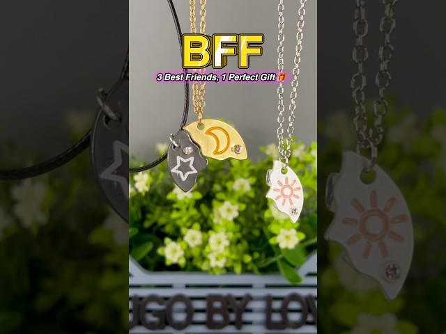 Vídeo relacionado con YUVKIN 2 Collares de Amistad con Colgante de Fútbol, Collar Puzzle para Mejores Amigos, Joyería de Amistad Regalo para Niñas y Niños