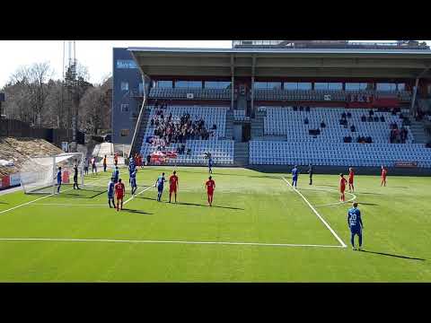 Mats Holt 2-1 vinnermål for FK Tønsberg - Lyn 1896 FK 13. april 2019