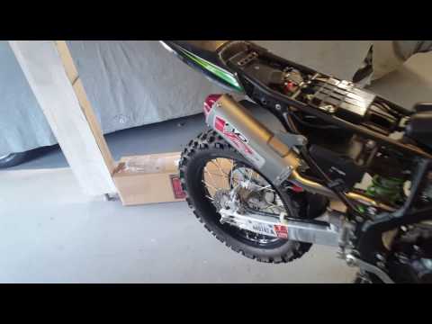 2009 klx 140l with big gun full exhaust