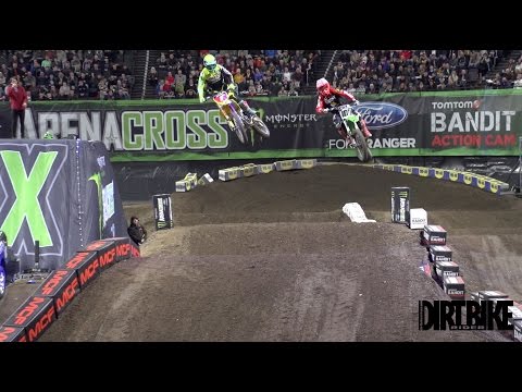 Monster Energy Arenacross 2016 -  Josh Hansen vs Thomas Ramette Head-to-Head knockout