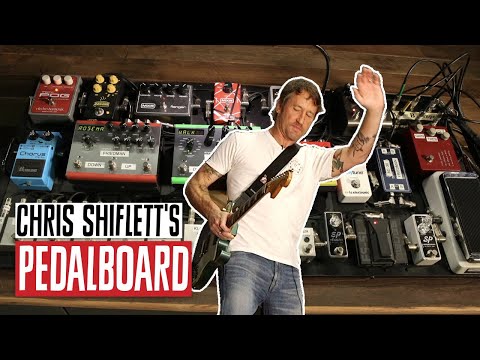 Chris Shiflett's Pedalboard