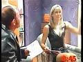 Sharron Davies In A Latex Rubber Dress From The Big Breakfast