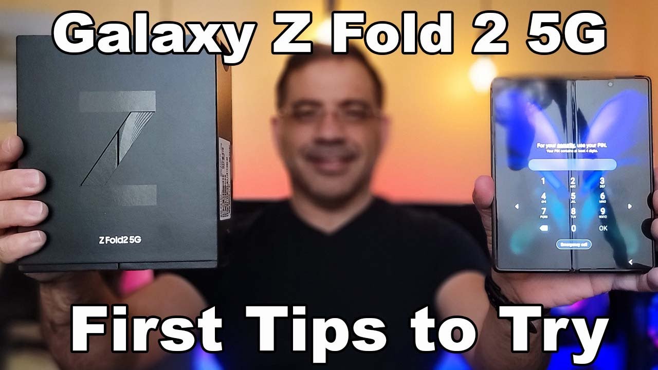 Samsung Galaxy Z Fold 2 5G Tips & Tricks first things to do!