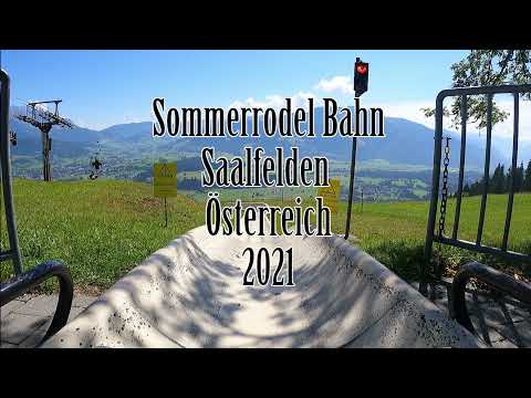 Sommer Rodelbahn Saalfelden am Steinernen Meer Österreich
