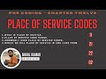 Place Of Service Codes – Chapter twelve