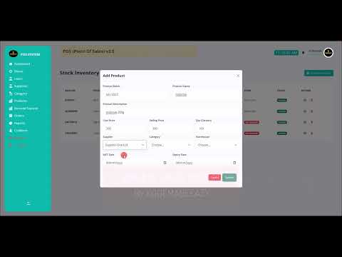 Complete Multi-Store Point Of Sales (POS SYSTEM) With Source Code