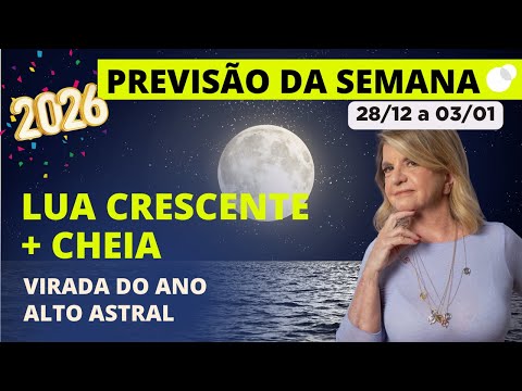 Weekly Sky Spoiler - December 28th to January 3rd - Waxing Crescent + Full Moon | High-Visual New...