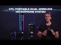 Galaxy Audio GTU Compact Portable Dual Wireless Microphone System