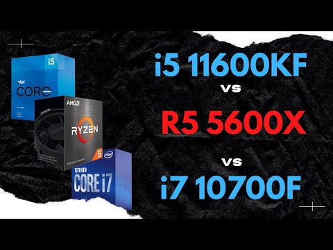 Processador até R$ 2.000 para games. Qual vale mais a pena? 11600KF vs 5600X vs 10700F