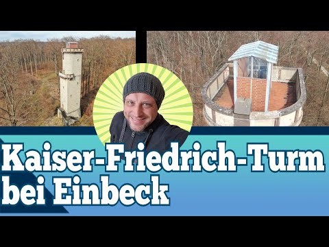 Kaiser-Friedrich-Turm am Altendorfer Berg bei Einbeck von oben - Wanderung zum Kaiser Friedrich Turm