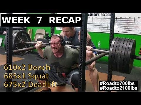 James Strickland - Full Power Training (Road to 2100 lbs - Week 7 Recap)