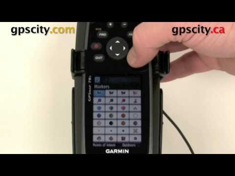 Waypoint Options on the Garmin GPSMap 78 series with GPS City