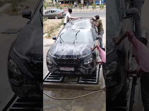 Thumbnail for TATA SAFARI CAR DEEP CLEANING FOAM WASH WITH MINERAL WATER #tata#tatasafari#safari#carwash #carlover by Tata Safari