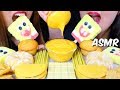 ASMR YELLOW FOODS ICE CREAM BAR MOON PIE CAKE NACHO CHEESE POCKY 리얼사운드 먹방 Kim Liz ASMR