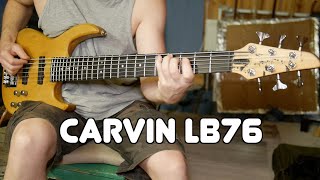 Video thumbnail for Carvin LB76 Six String Bass Guitar by Andreas Brink