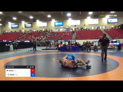 2018 Marine Corps US Open/Senior Men's Greco-Roman 77 Rnd Of 32 - Michael Kelly (Old ) Vs. Cody Pa