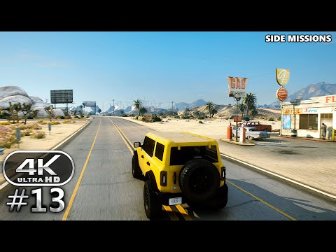 Grand Theft Auto 5 Gameplay Walkthrough Part 13 Side Mission - GTA 5 PC 4K 60FPS (No Commentary)