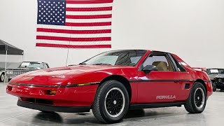 Video Thumbnail for 1988 Pontiac Fiero