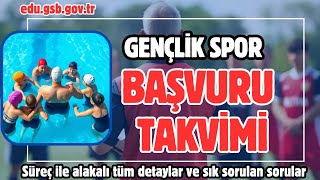 Gençlik spor Eğitici Başvuru Takvimi detaylı anlatım ve sık sorulan sorular