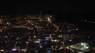 Gulf Air GF512 Beautiful night time take off from Dubai (DXB), UAE