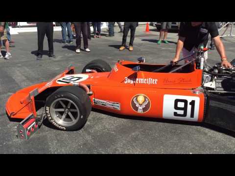Formula 1 Car Warming up Monterey Historics 2015
