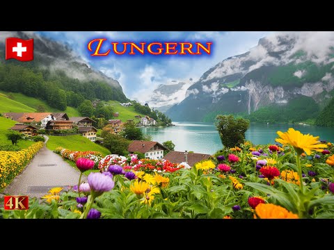 Lungern – Walking Through a Village Like Heaven on Earth (Spring 2024)