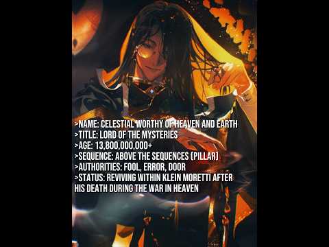 Celestial Worthy of Heaven and Earth, Lord of the Mysteries #anime #lotm #orv #rezero #tbate