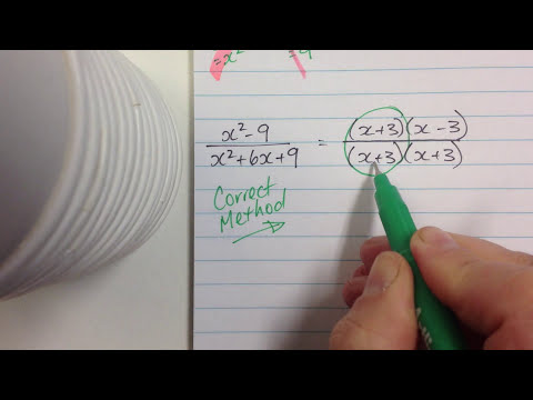 Classic Mistake - Simplifying Algebraic Fractions