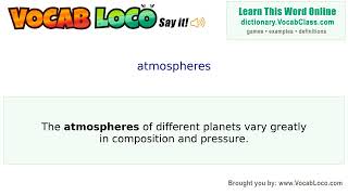 Video thumbnail for atmospheres