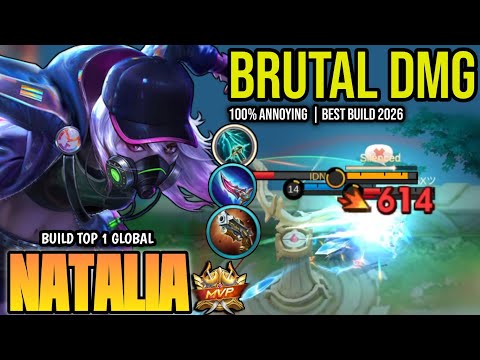 NATALIA BEST BUILD 2026 | BUILD TOP 1 GLOBAL NATALIA GAMEPLAY | MOBILE LEGENDS✓
