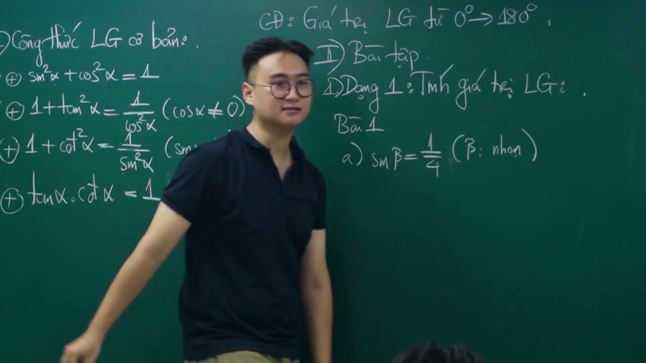 GIÁ TRỊ LƯỢNG GIÁC TỪ 0 ĐỘ ĐẾN 180 ĐỘ BUỔI 1