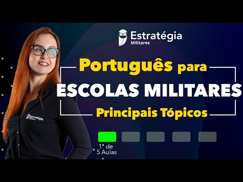 Português para Carreiras Militares com a Profª Janaina Arruda - Parte 1
