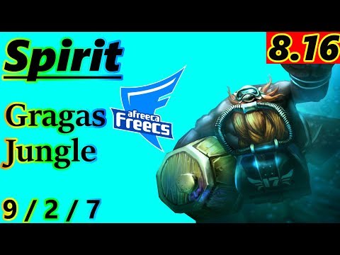Spirit as Gragas Jungle - S8 Patch 8.16 - KR Challenger - Full Gameplay