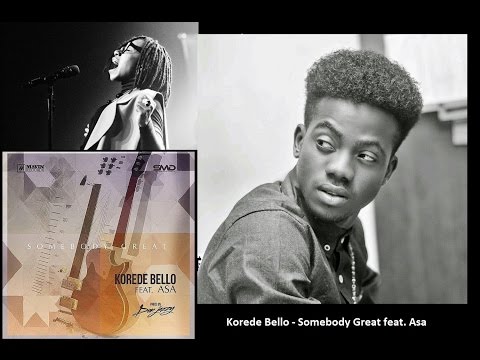 Korede Bello Ft Asa - Somebody Great (Lyrics Motion Video)