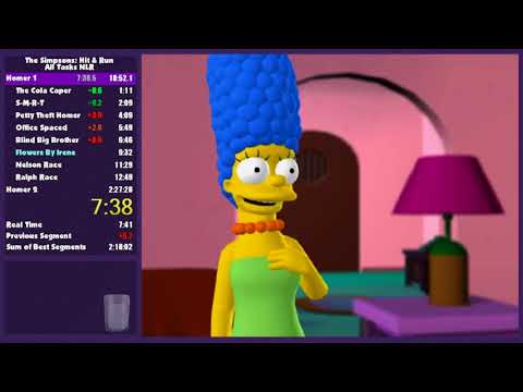 {AGDQ 2019 Submission video} The Simpsons: Hit & Run All Tasks NLR: 2:25:31