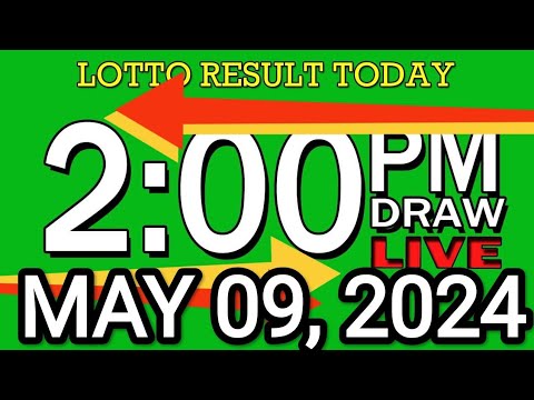 LIVE 2PM LOTTO RESULT TODAY MAY 09, 2024 #2D3DLotto #2pmlottoresultmay09,2024 #swer3result