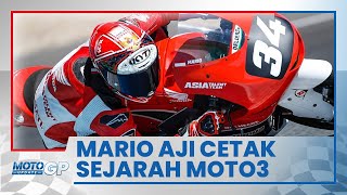 Cetak Sejarah Baru, Pembalap Moto3 Asal Indonesia Mario Aji Buat 