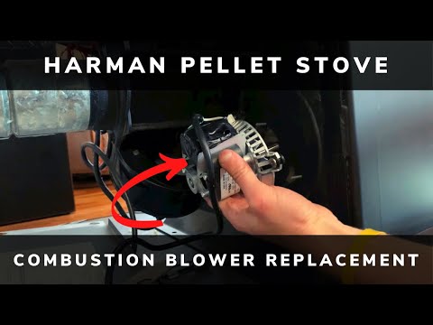 Harman Pellet Stove Combustion Blower Exhaust Fan Motor Replacement