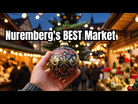 Nuremberg Christmas Market at Night