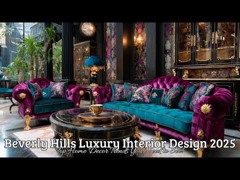 Luxuriöses Innendesign in Beverly Hills 2025 | Die wichtigsten Wohntrends, die Sie sehen müssen!