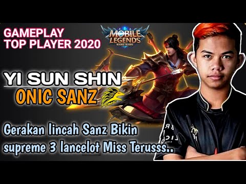 ONIC SANZ JAGO YI SUN SHIN VS Supreme 3 LANCELOT | Mobile Legends