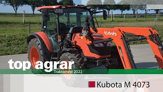 Kubota M4073 mit Frontlader LK1500 H von MX im top agrar-Praxistest