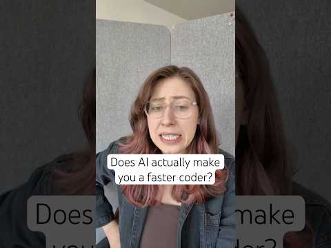 Video Thumbnail: Does AI actually make you a faster programmer? #ad