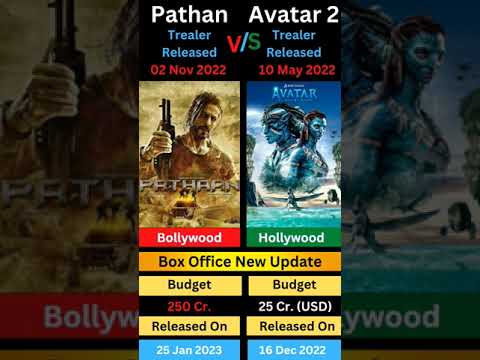 Avatar-The Way Of Water 🆚 Pathan New Release Update | #shorts #viral #status #short #youtubeshorts