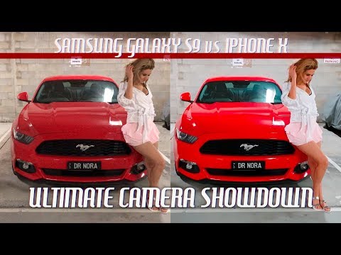 Samsung Galaxy S9 vs iPhone X Camera Review Video