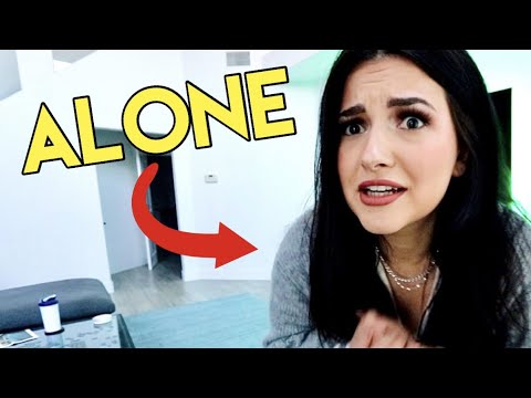 24 Hours Alone in Our New House!