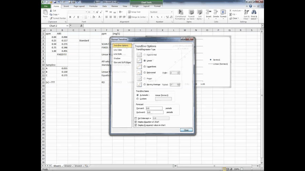 UV/Vis Video:  Calibration Curve Part 2