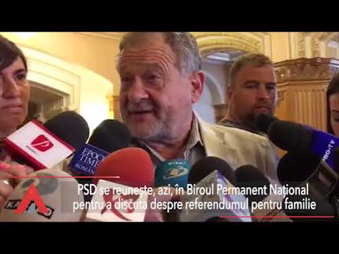 Stiri Mediafax 24 Septembrie - PSD discută referendumul pentru familie
