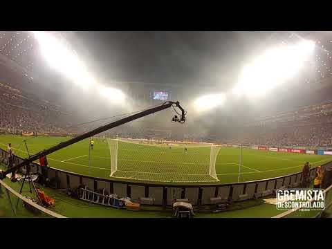 Recebimento do time do Grêmio - FINAL DA LIBERTADORES 2017