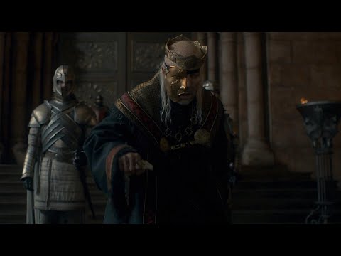 دخول الملك فيسيريس تارغيريان 👑🔥 | house of the dragon